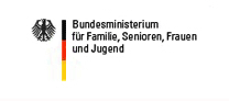 Logo des Bundesministeriums für Familie, Senioren, Frauen und Jugend